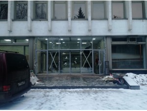 Продажа и Монтаж автоматической двери DORMAKABA Обьект Больница при управлении делами призидента РФ. Мичуринский пр-т. Д. 6а.